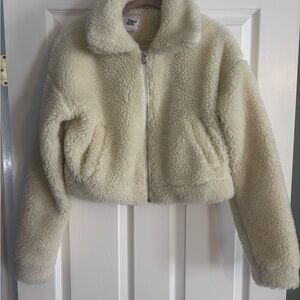 Tiger Mist Cream Teddy Jacket